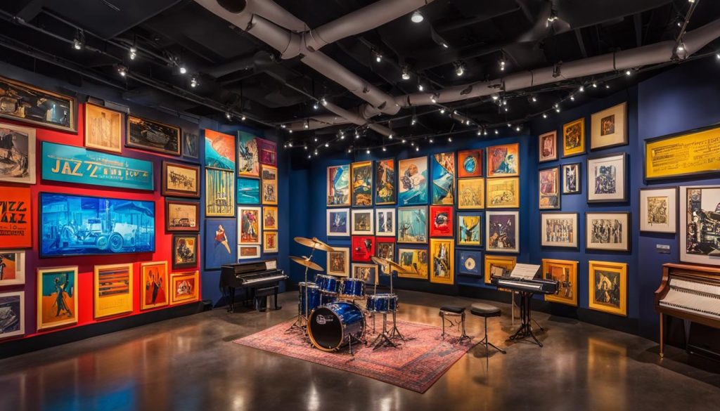 Interactive exhibit at New Orleans Jazz Museum