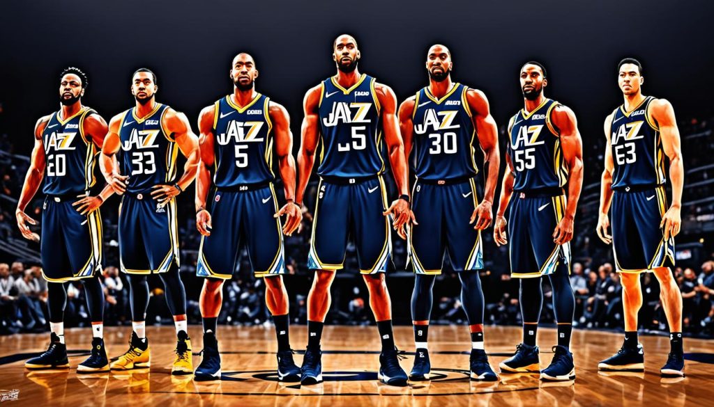 Key players in the Utah Jazz starting lineup