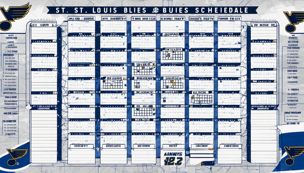 St. Louis Blues schedule