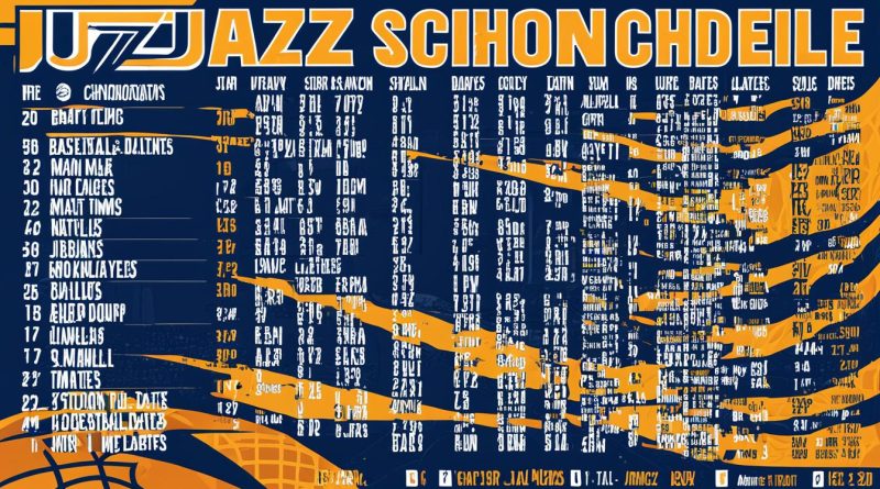 utah jazz schedule